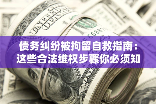 济南债务纠纷被拘留自救指南：这些合法维权步骤你必须知道！