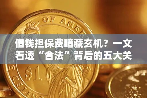 济南借钱担保费暗藏玄机？一文看透“合法”背后的五大关键陷阱