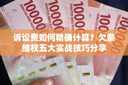 济南诉讼费如何精确计算？欠条维权五大实战技巧分享